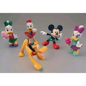 Just Play Disney Figures Daisy Pluto Donald Mickey Mouse Cake Topper Characters